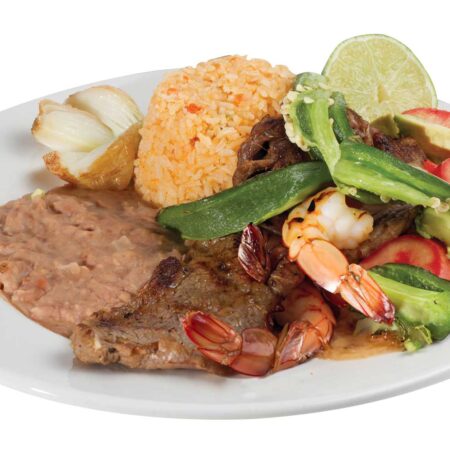 Grilled Steak with Shrimp